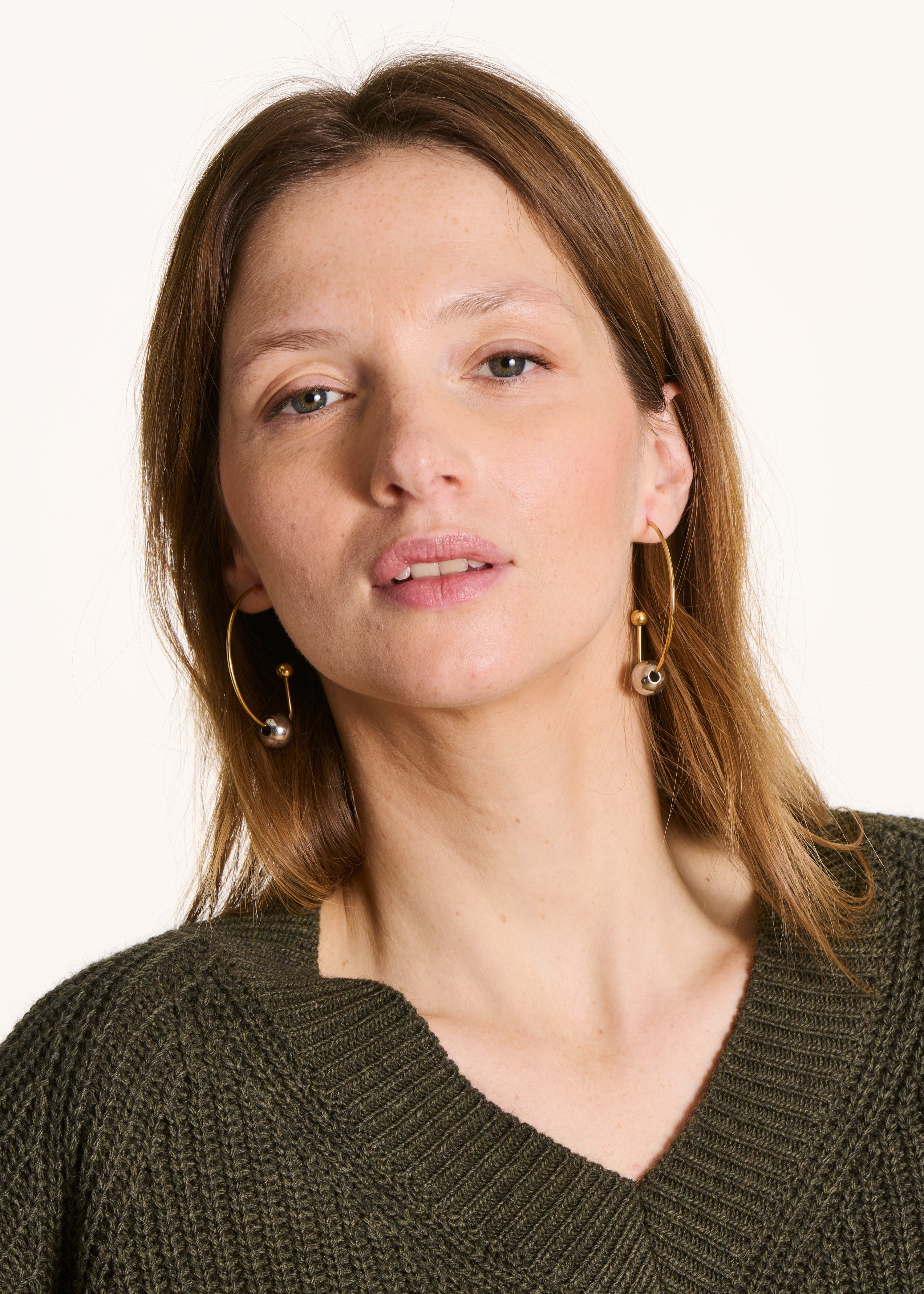 Boucles d'oreilles créoles dorées